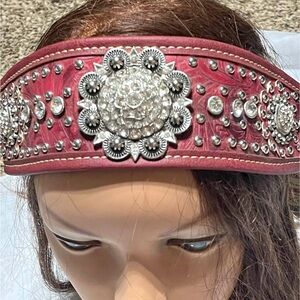 NWT Western leather headband Cowgirl headband Montana west